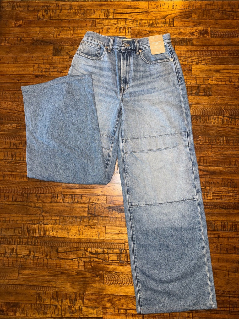 NWT Madewell Superwide-Leg Jeans - Size 25